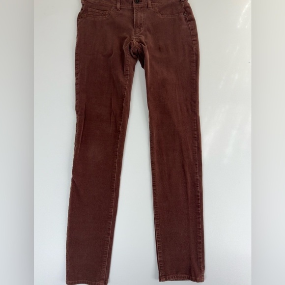 Pilcro Anthropologie Velvet Thin Stretch Skinny Cords Size 27/4 - Picture 12 of 13